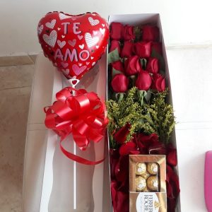 Caja de Rosas Chocolate