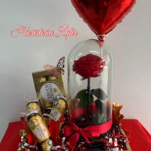 Rosa eterna roja chocolates